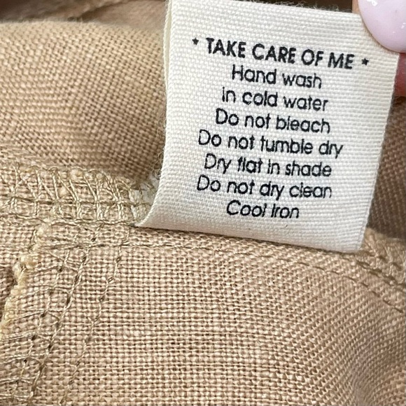 NWT Nomad the Label French Linen Pants Parachute Balloon Wide US 12 XL - Picture 9 of 16